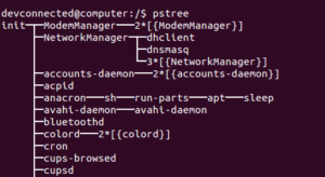 pstree init system