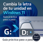 Como CAMBIAR LETRA de una UNIDAD en WINDOWS 11_338px