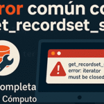 error común con get_recordset_sql_378px