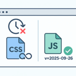Cómo el parámetro de versión por tiempo arruina la caché de CSS y JS._507png