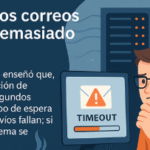 Cómo monitorear y extender los tiempos de espera en servidores de correo