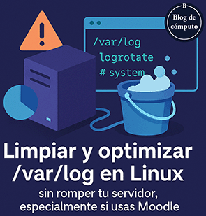 Cómo limpiar y optimizar /var/log en Linux sin romper tu servidor (especialmente si usas Moodle)